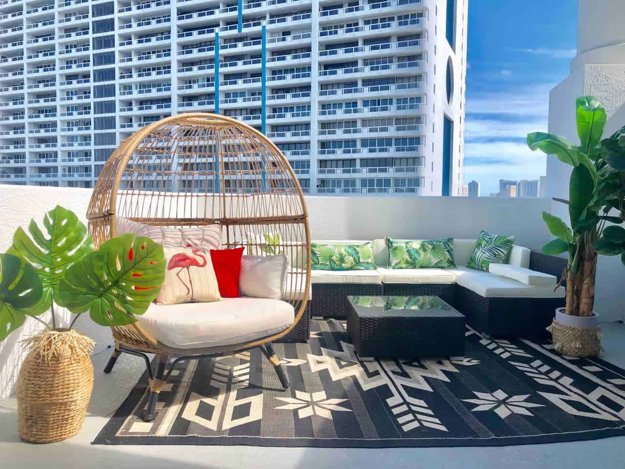 Modern Studio Apartment with Private Balcony miami rental