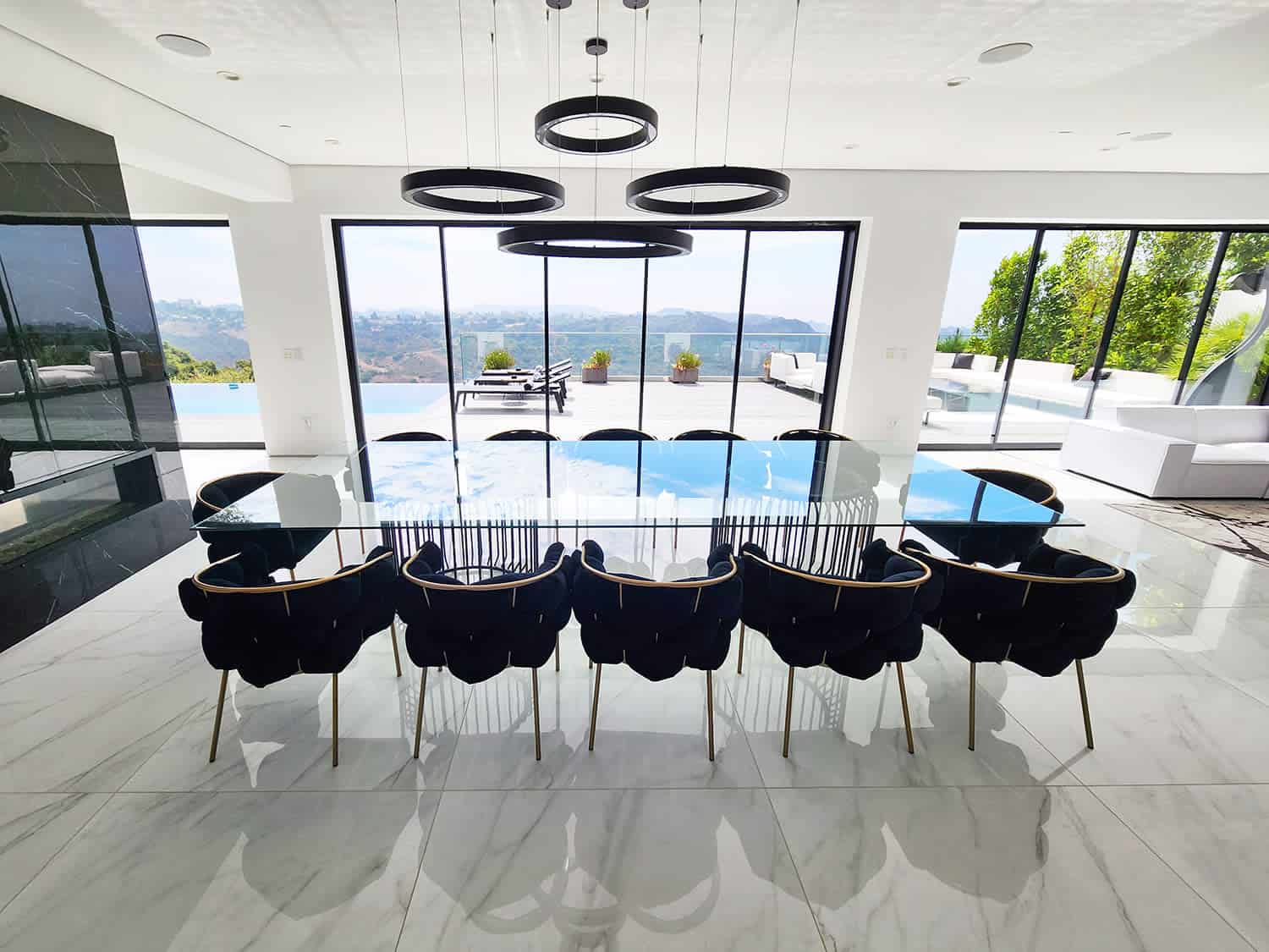 Modern luxury meeting space in Bel Air, Los Angeles, California