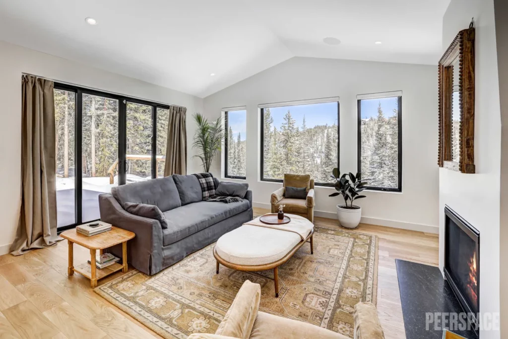 New Mountain Modern Breckenridge wooded Ski home