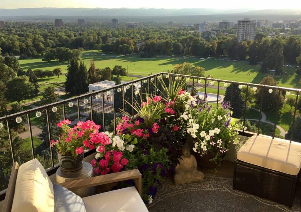 Outdoor Deck with Amazing Backdrop Views for Photography Shoots denver rental