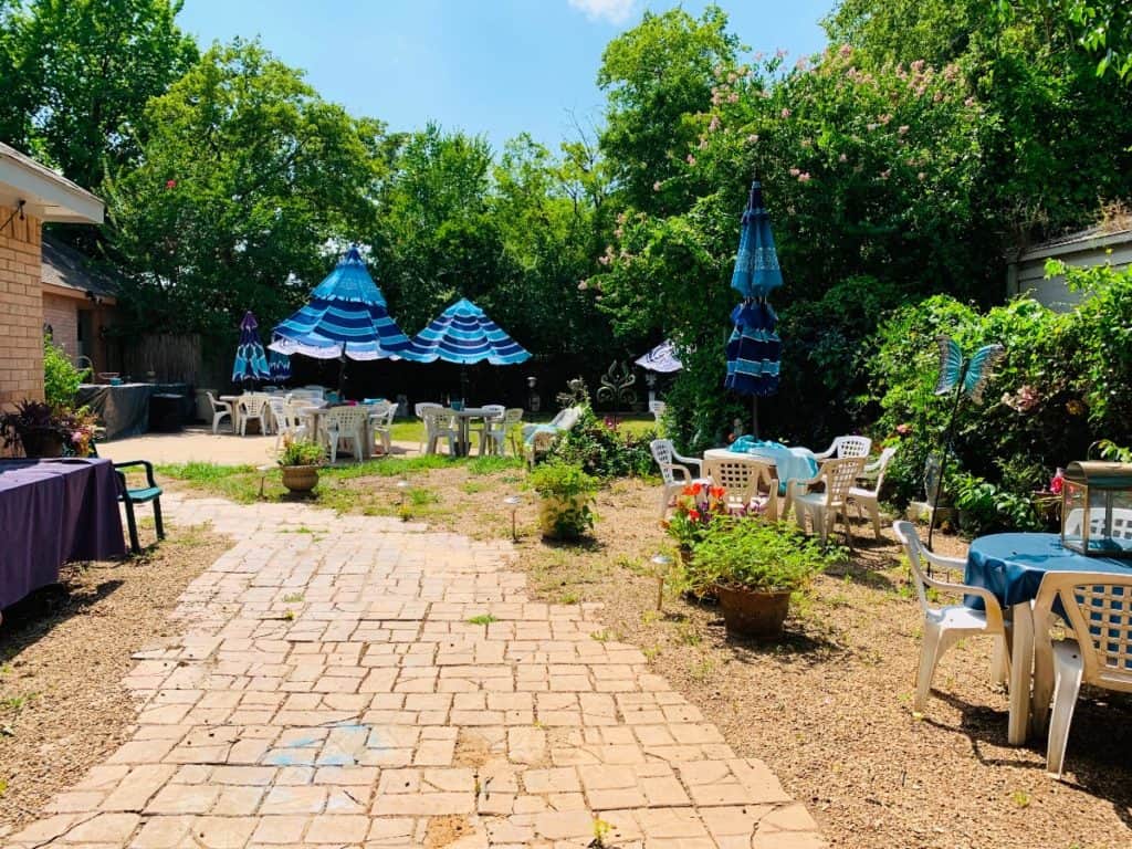 Outdoor Garden Patio dallas rental