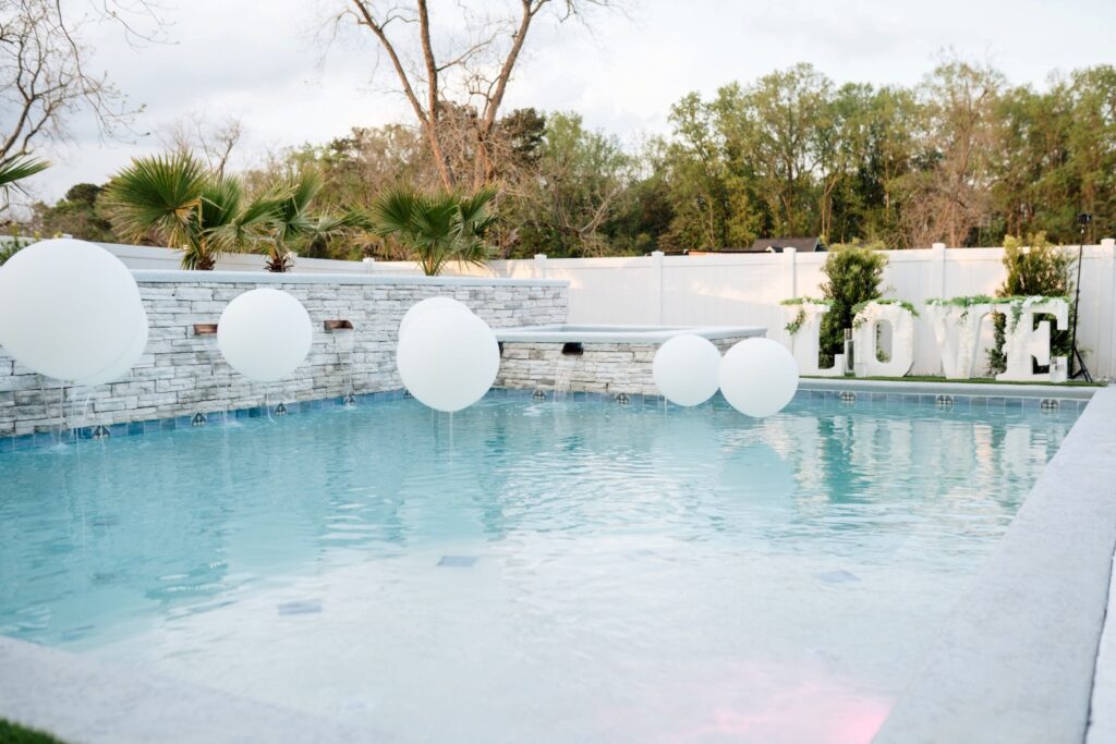 Outdoor Palm Spring Vacation Pool
