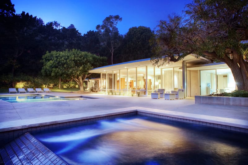 Pool and hot tub Rental at Large Mid Century Modern Home in Los Angeles, California