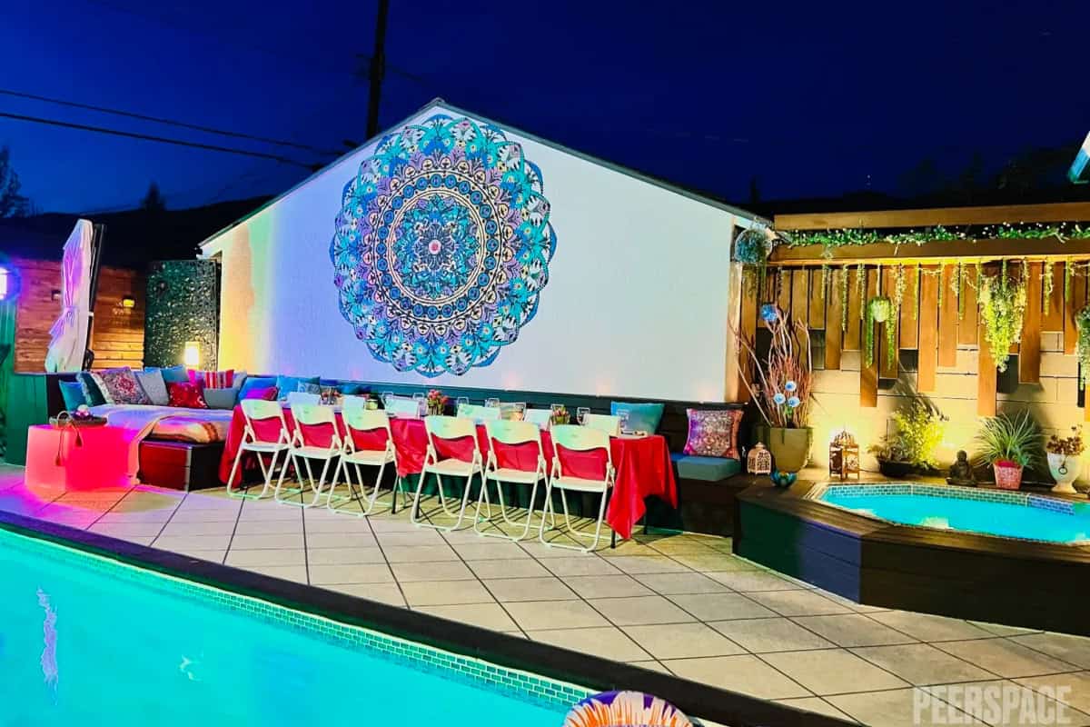 Private Boho Glam Mantra House with Pool, Views & Stage in Burbank Hills