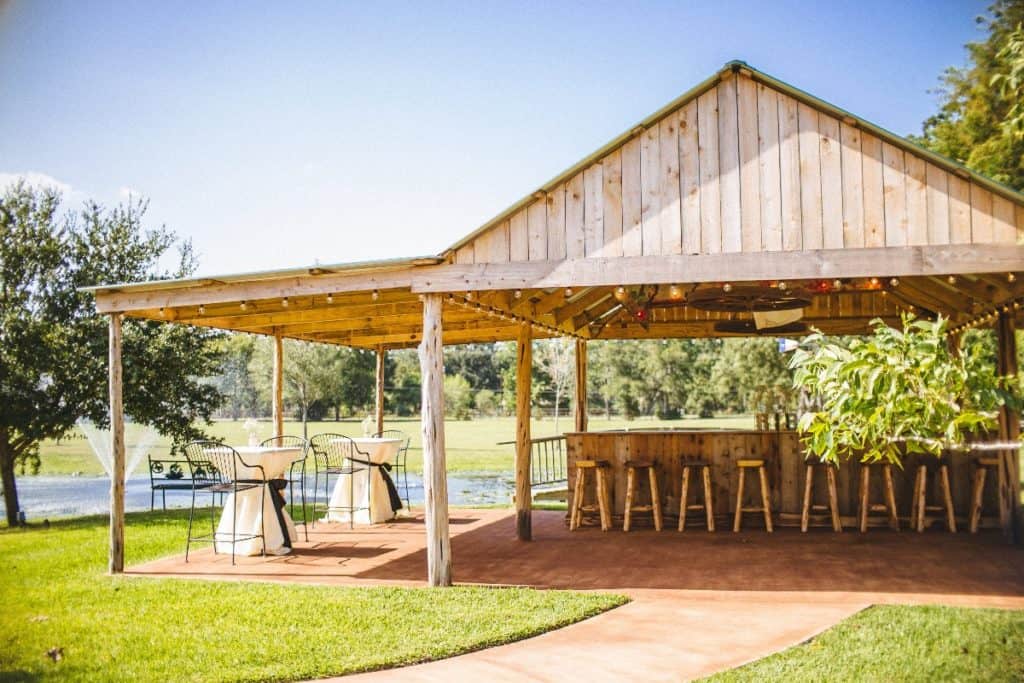 Rustic woodlands venue houston rental 