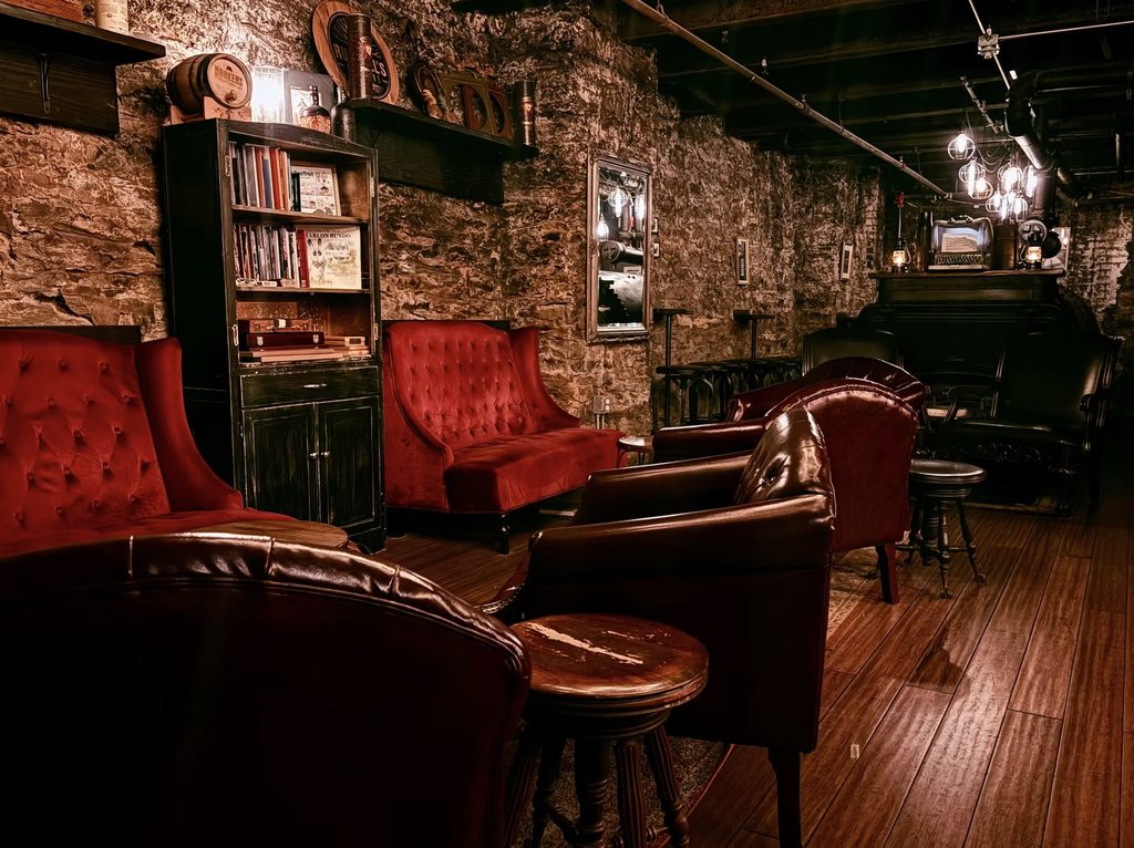 Interior shot of Kansas City speakeasy hidden experience