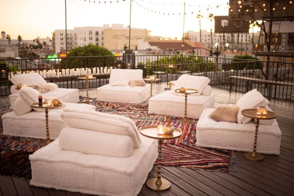 Secret Rooftop on Hollywood Boulevard los angeles rental