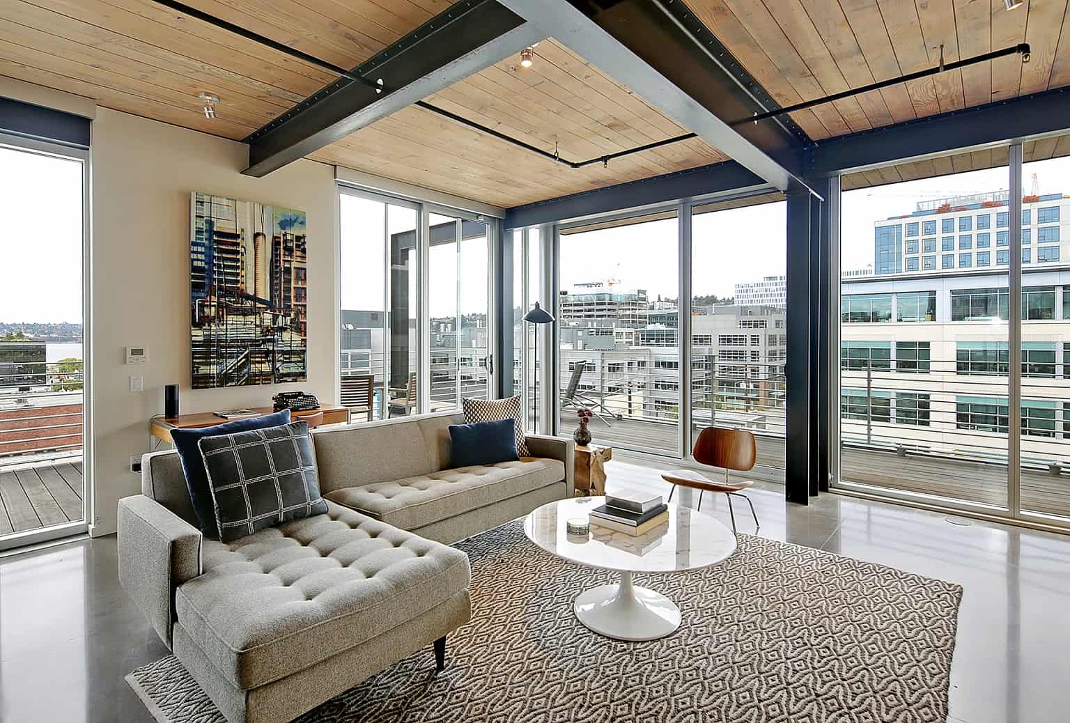 South Lake Union Penthouse with Lake Union View seattle rental