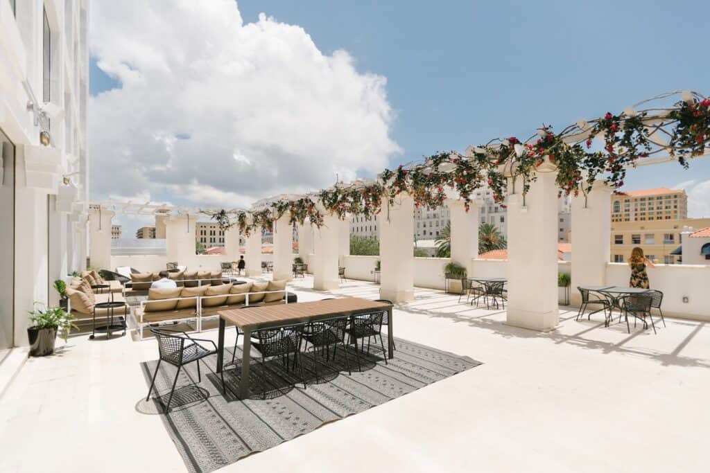 Stunning rooftop with Mediterranean charm and breathtaking views miami rental