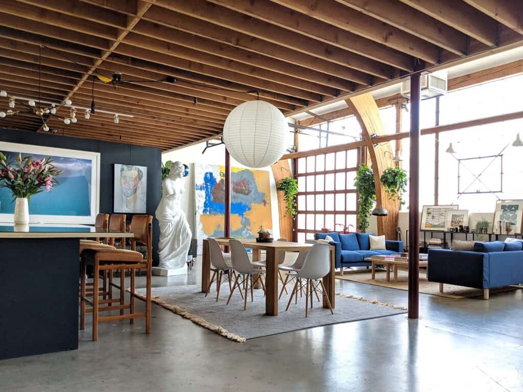 Sun Drenched Industrial Loft on LA River los angeles rental