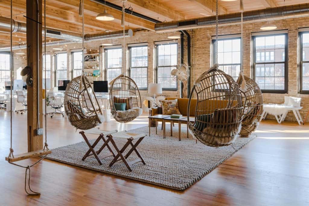 Sun-filled Timber Design Studio Loft chicago rental