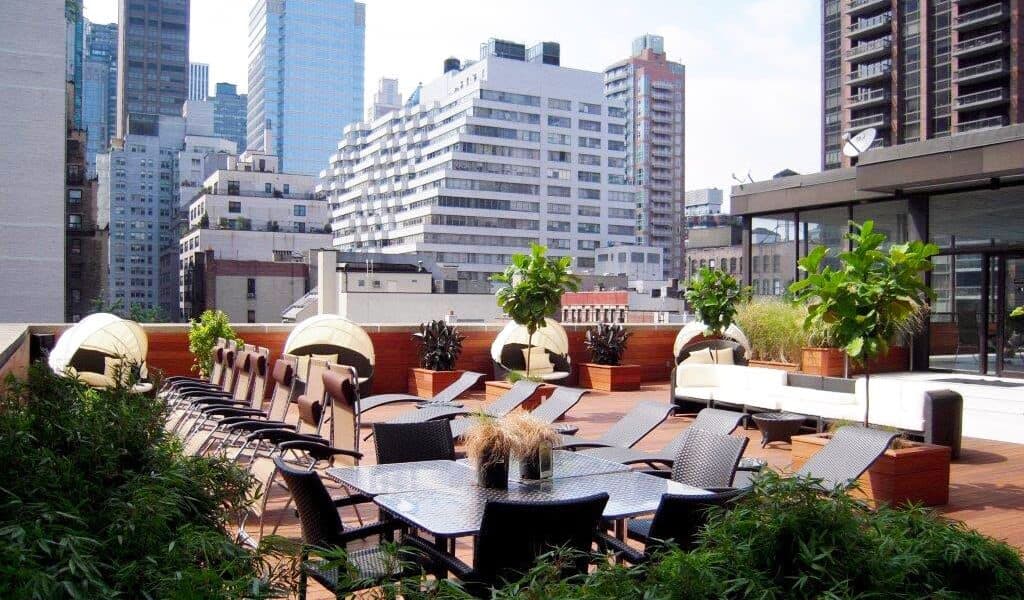Sunny And Private Rooftop Sundeck In The Heart Of Midtown East nyc rental