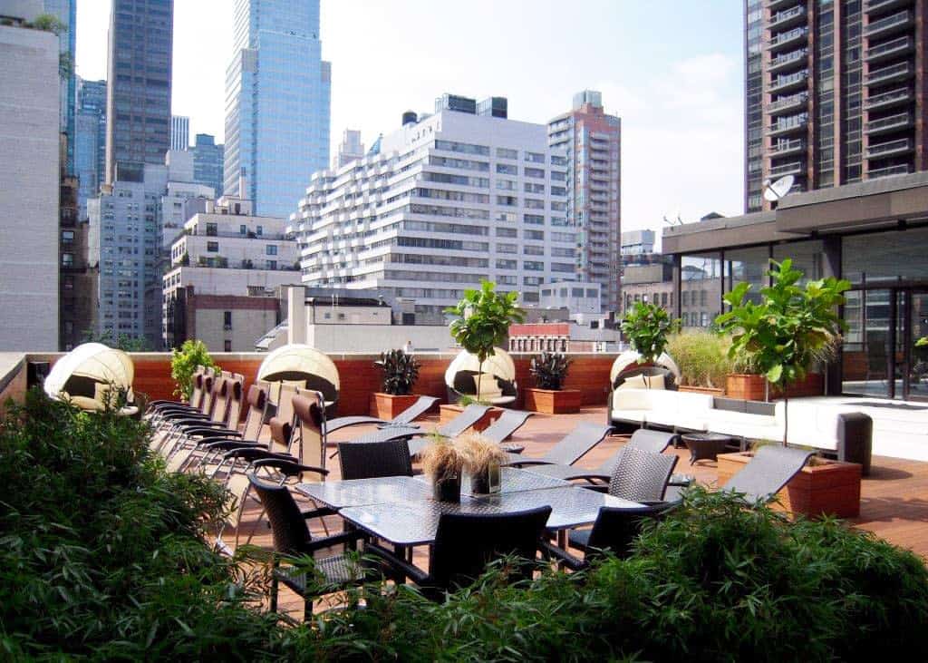 Sunny And Private Rooftop Sundeck In The Heart Of Midtown East nyc rental