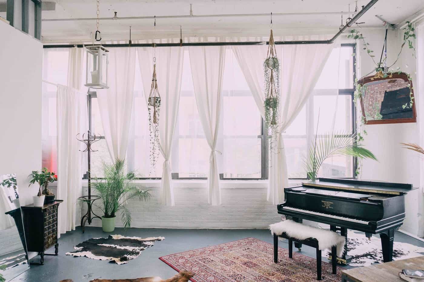 Sunny Spacious Piano and Plant Filled Brooklyn Loft nyc rental