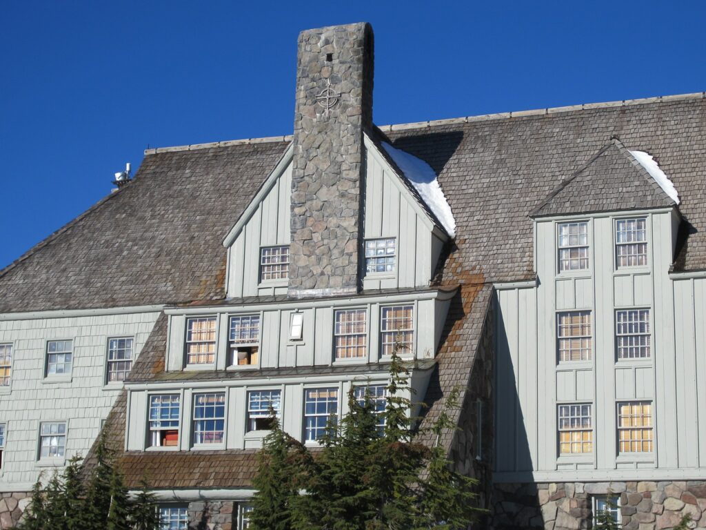 the shining hotel exterior