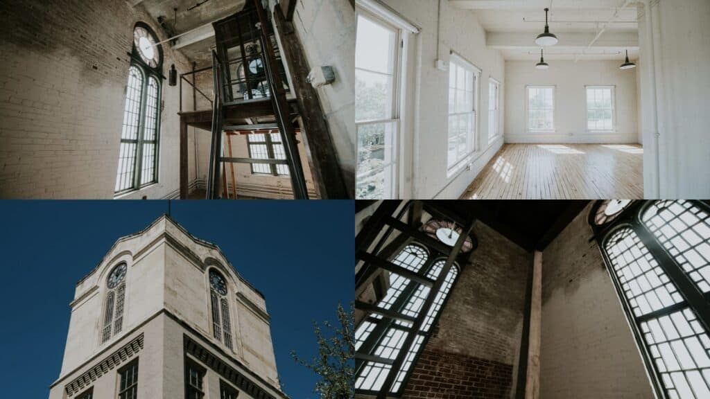 Two Story Clock Tower and Natural Light Studio houston rental