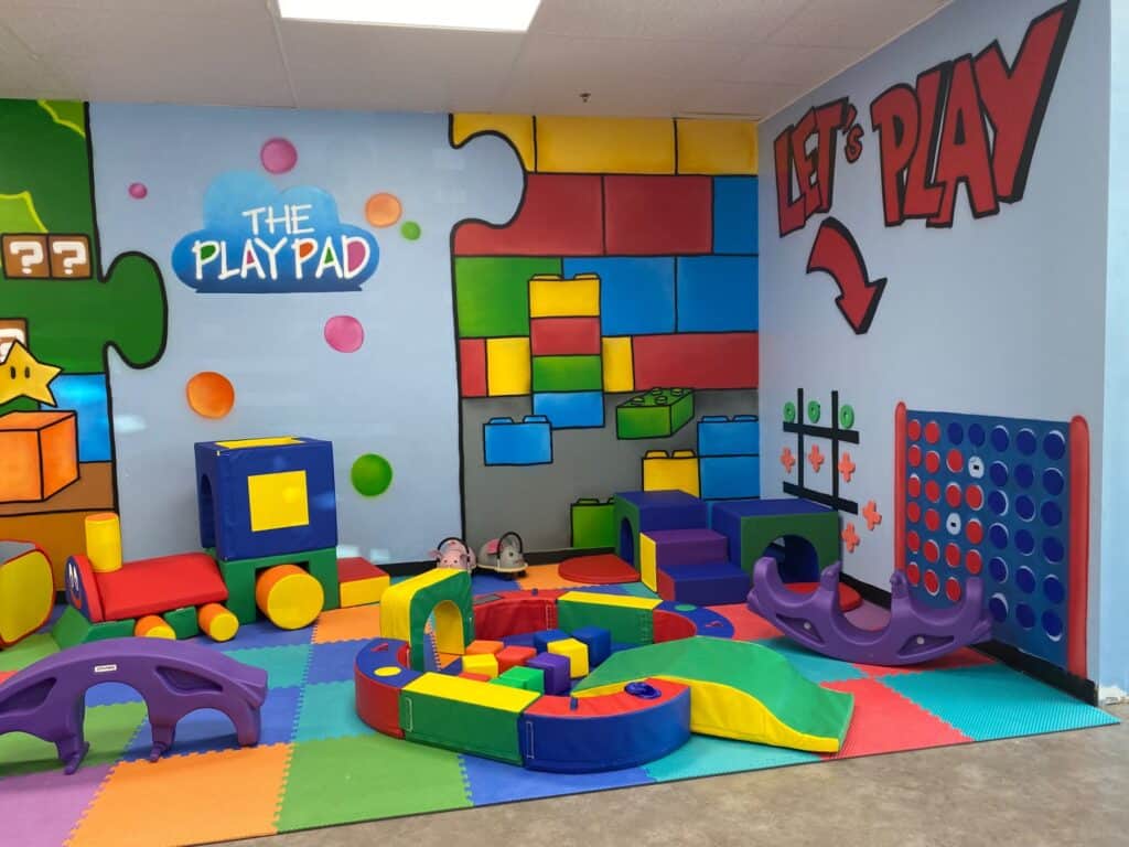 Unique & Colorful Kid Friendly Entertainment Space atlanta rental