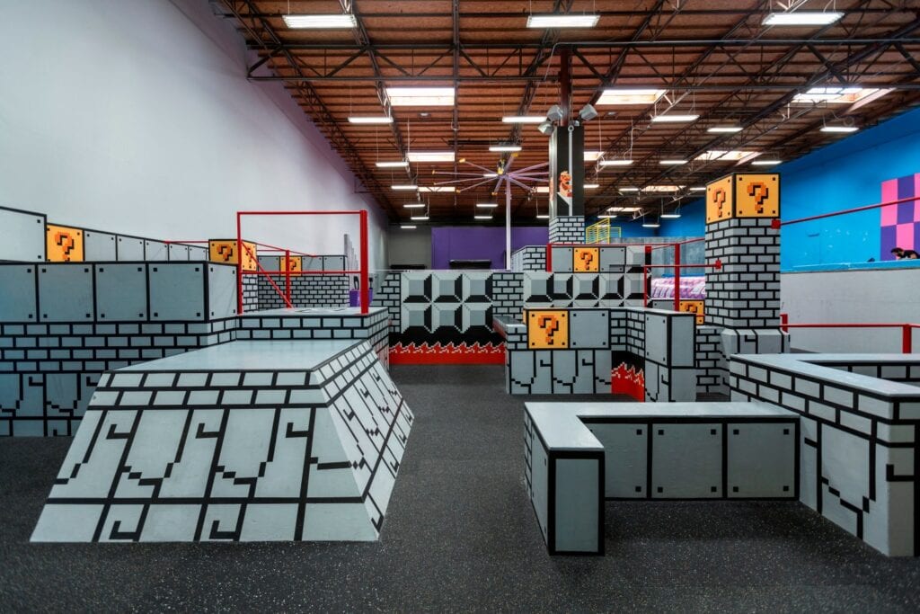Unique Production Facility with Parkour Obstacles