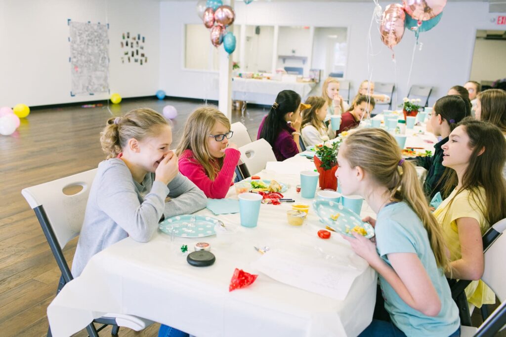 tween birthday party at an Urban Dance Studio