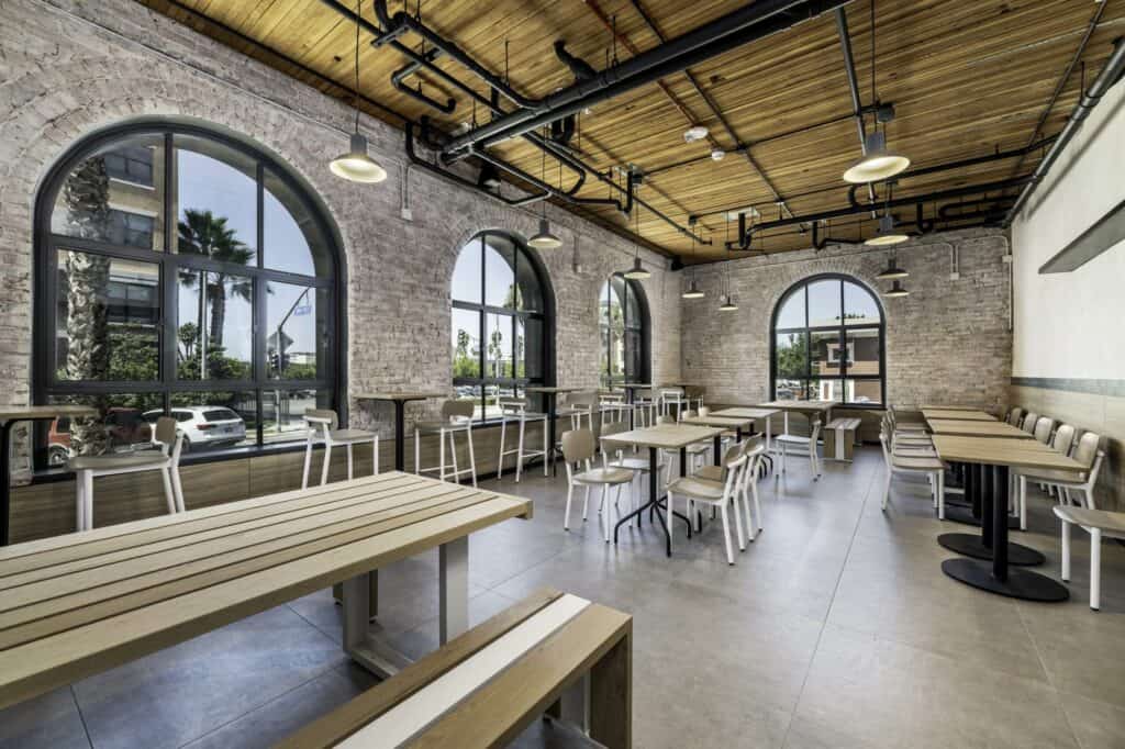 Vibrant Industrial Long Beach Food Hall Venue in Long Beach, California