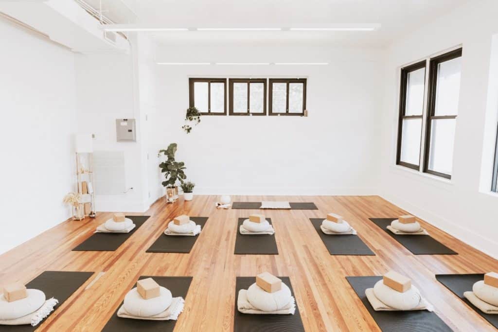 Warm modern wellness space tampa rental
Staff Retreat Ideas