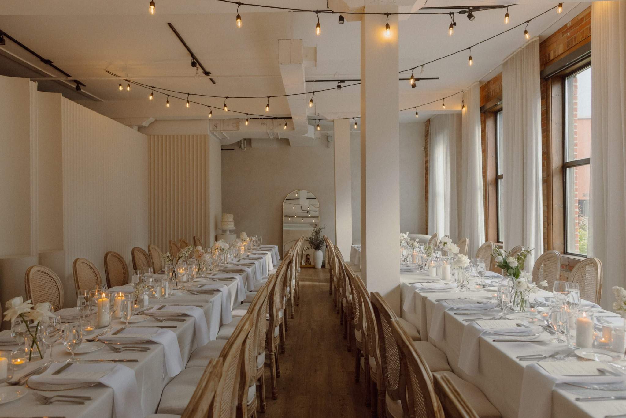 Couple meeting a Sacramento wedding planner to review venue details