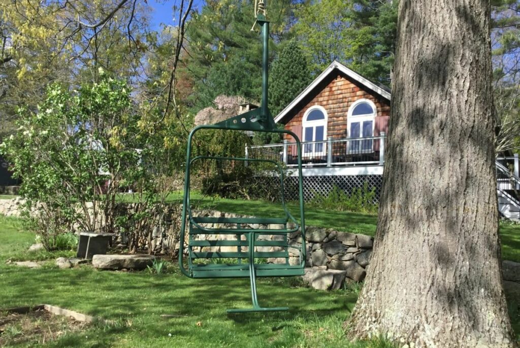 ski lodge style home in ashland