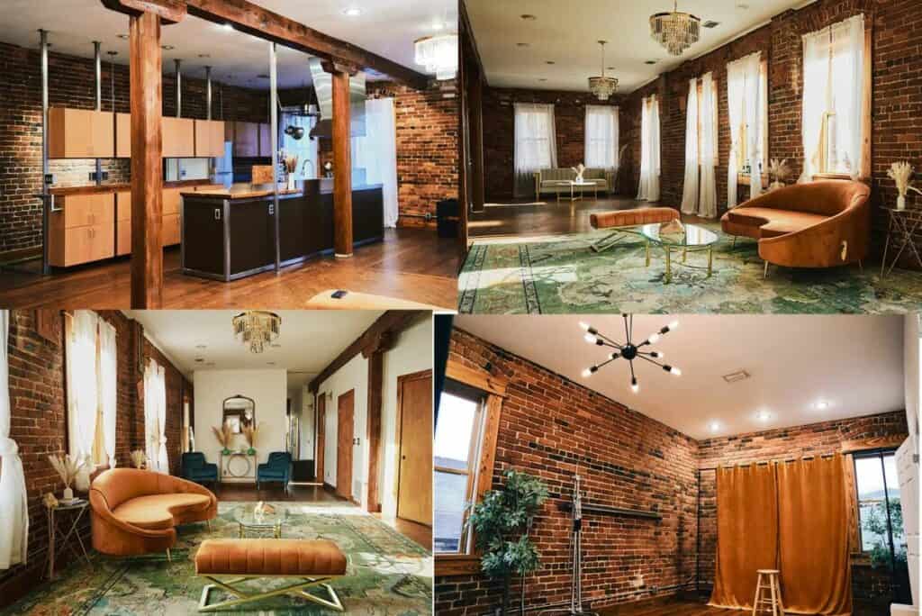 Exposed Brick studio w/ 2 suites and kitchen