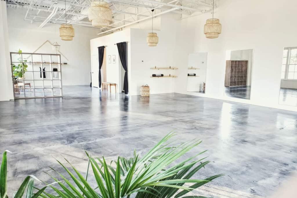 yoga Studio, 2nd Story With Floor To Ceiling Windows