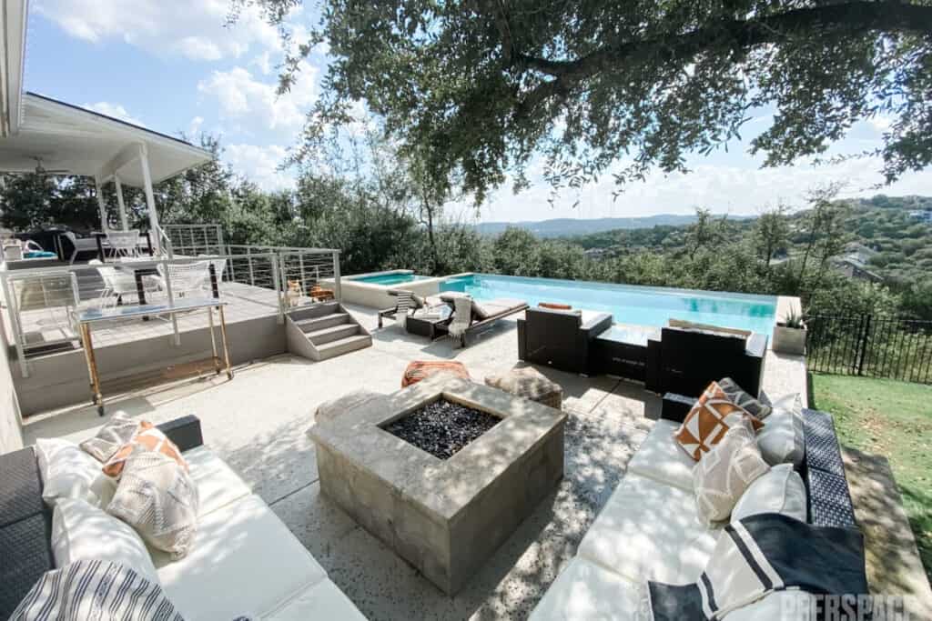 Pool with a View! Modern light-filled home with 2 decks