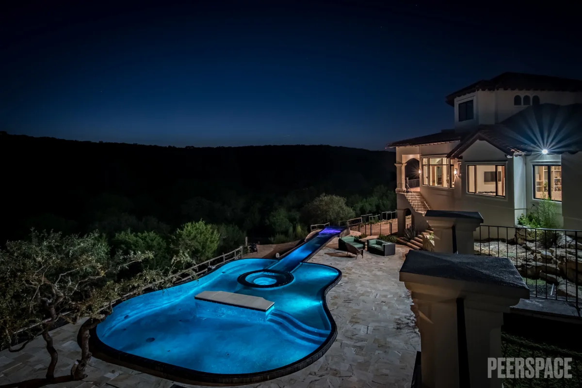 One-of-a-Kind 87.5 FT Guitar Pool