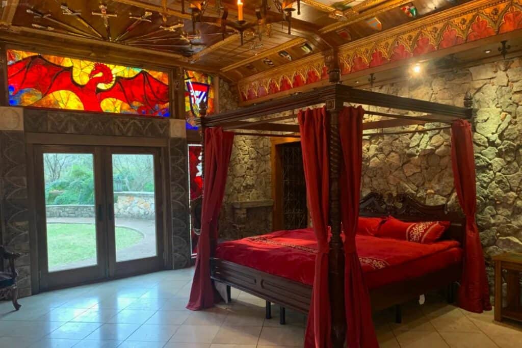 renaissance medieval bedroom in austin