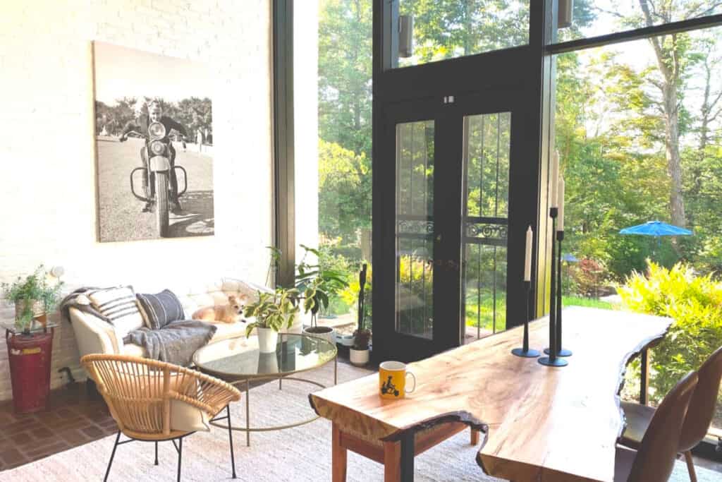 a two-story sunroom for photoshoots and productions is one of the best Indoor Photoshoot Locations in Baltimore