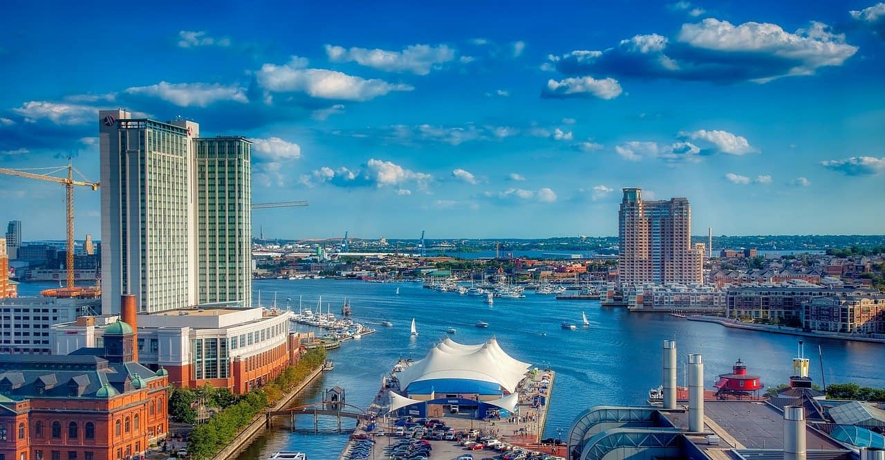 baltimore skyline and harbor