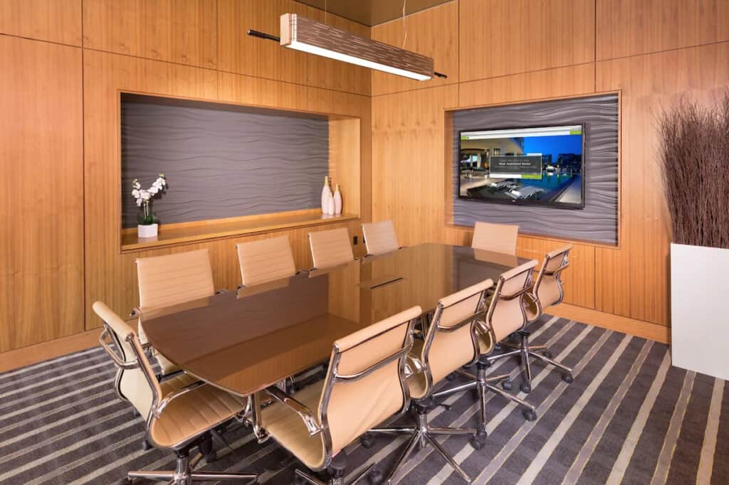 an elegant executive conference room in baltimore