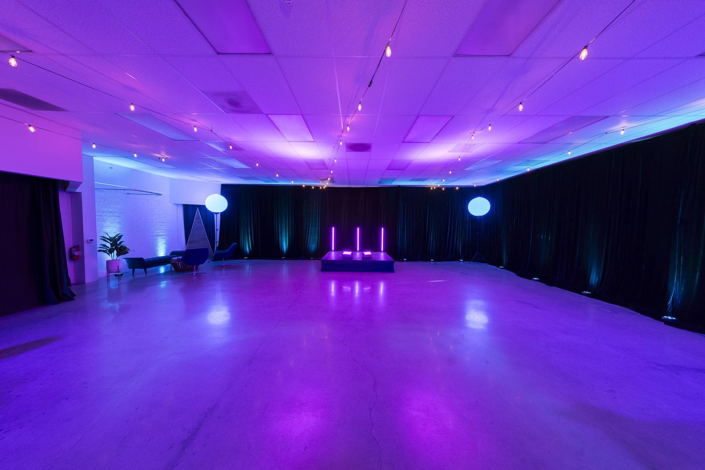 Guests celebrating at a Miami bar and bat mitzvah party
