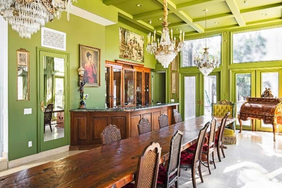 french-style mansion dining room