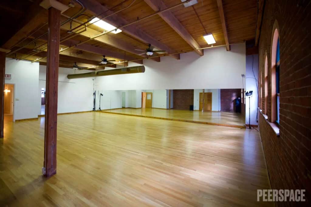 Light Filled Wood Versatile Dance Studio in West End