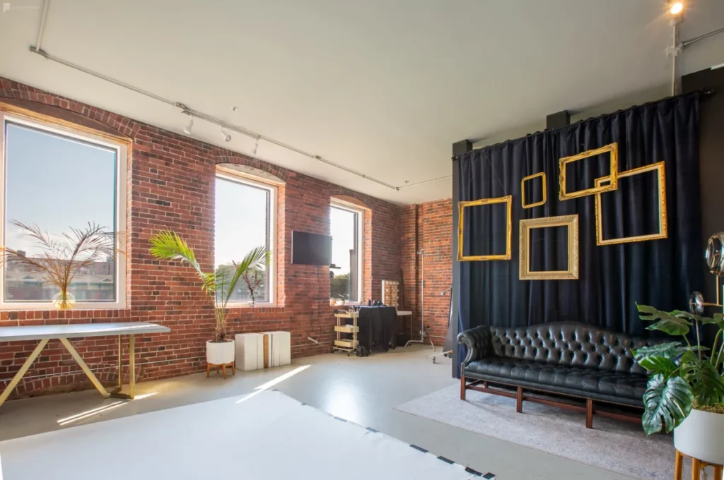 A bright and chic South End photo/video studio is one of the best Indoor Photoshoot Locations in Boston