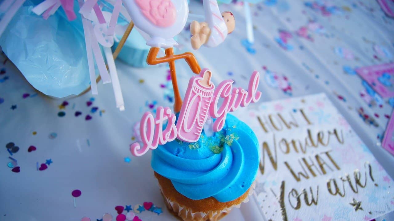 gender reveal party decor