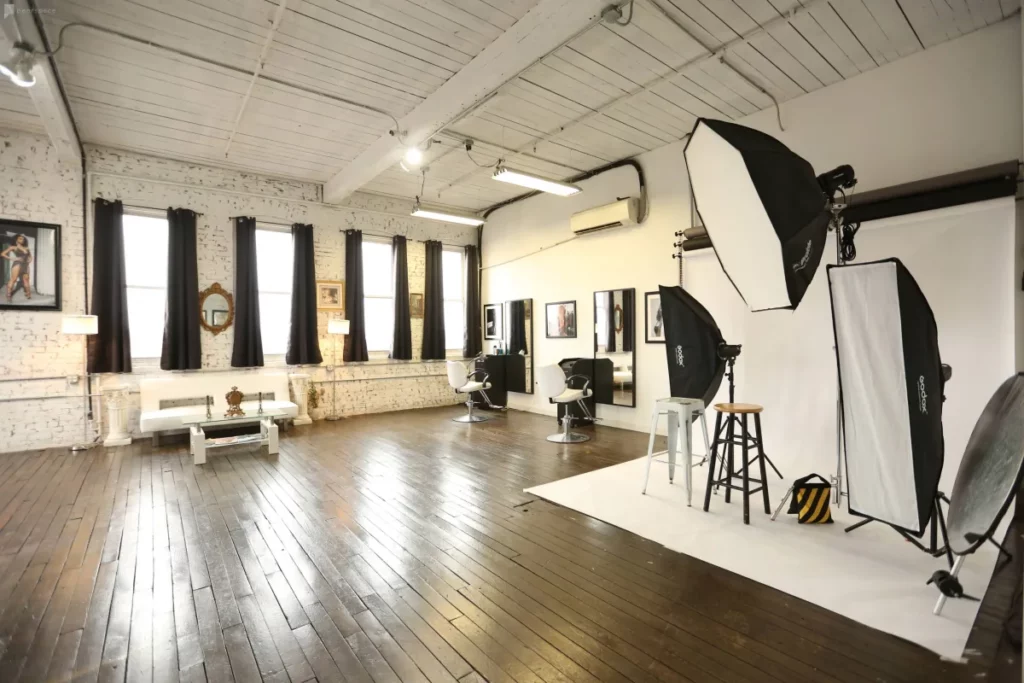 industrial loft photo studio in bridgeport