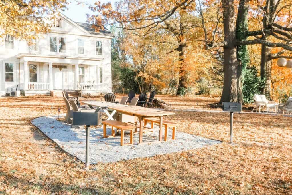 sun-drenched outdoor space in chesapeake