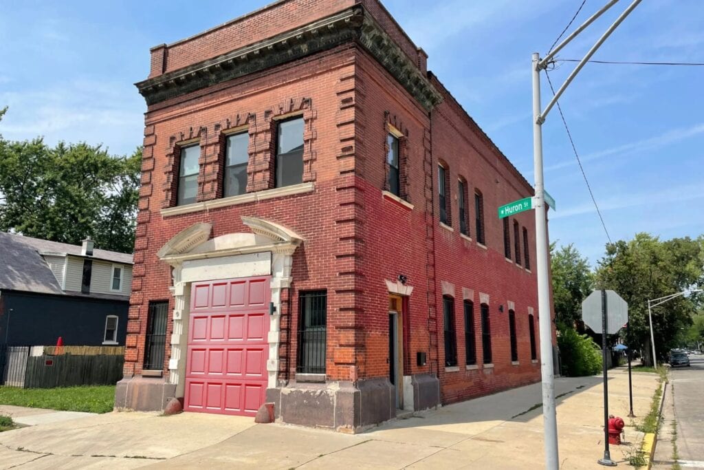 A firehouse in Chicago is a unique spot for a birthday celebration