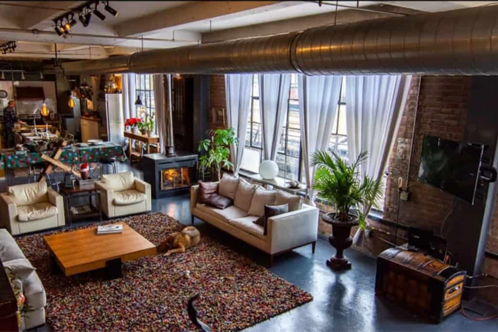 chicago studio with industrial chic style