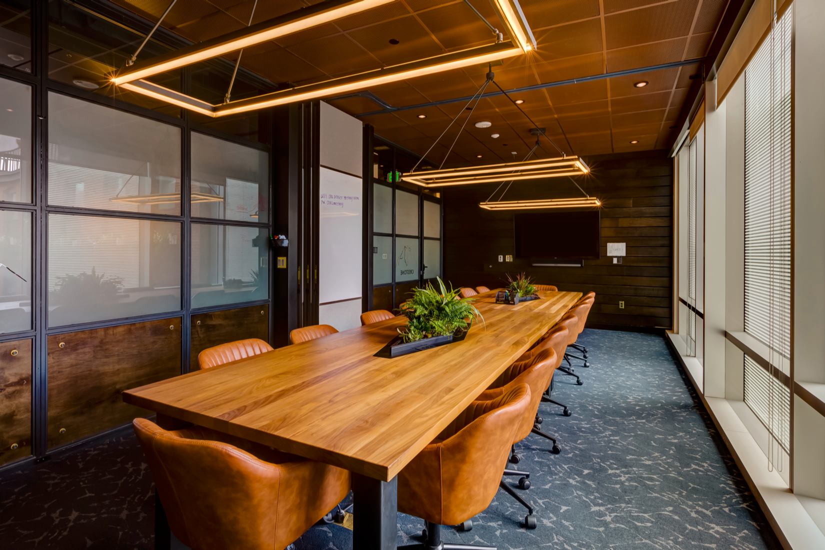 Planning a corporate event at a Kansas venue with attendees mingling