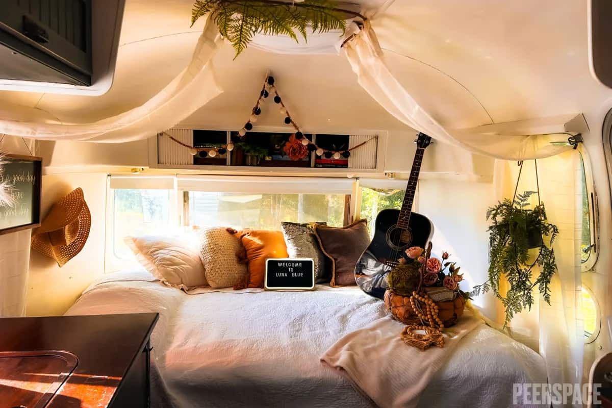 Vintage remodeled Airstream studio