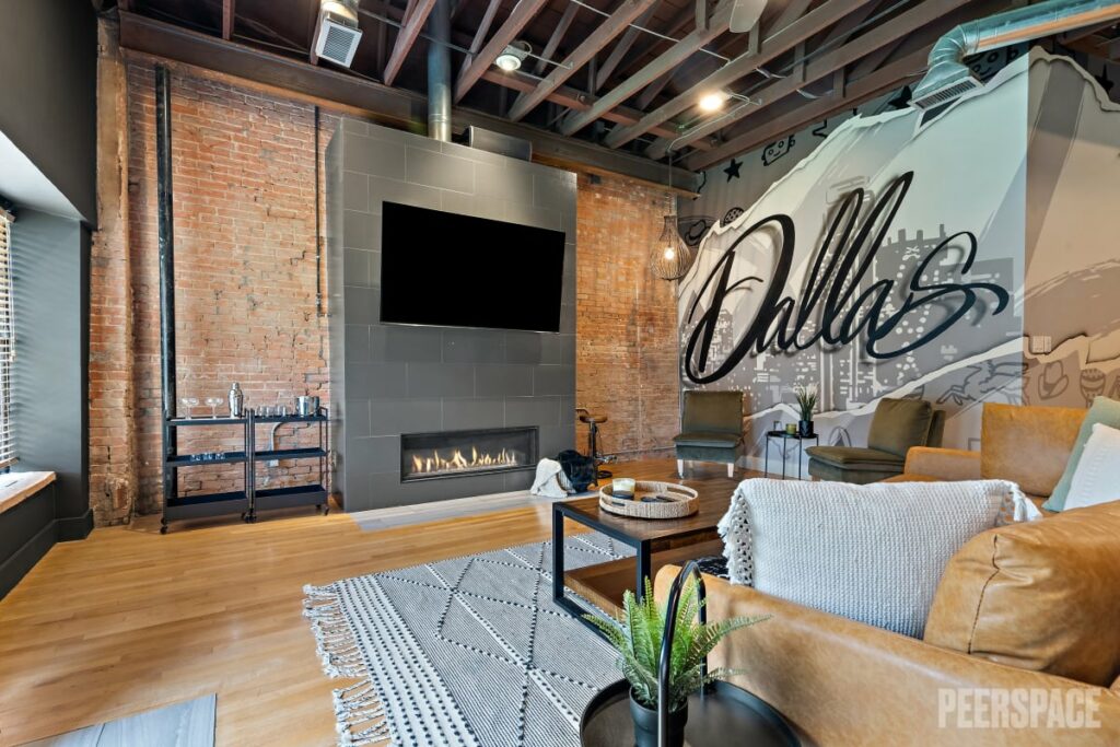 Luxury Loft With Exposed Brick and Unique Design