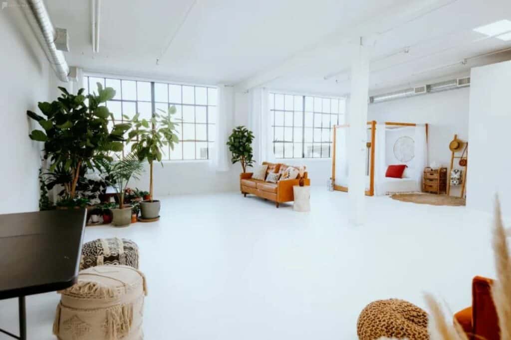 pristine natural light loft