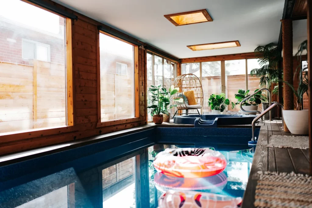 indoor pool and spa in Denver