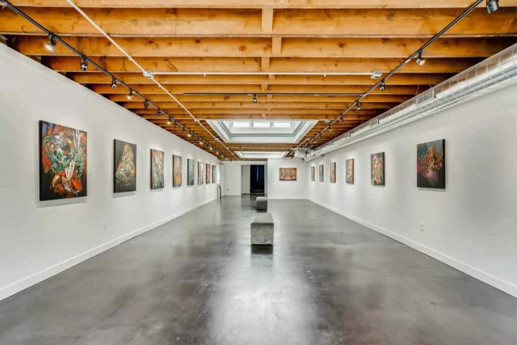 industrial gallery space in denver
